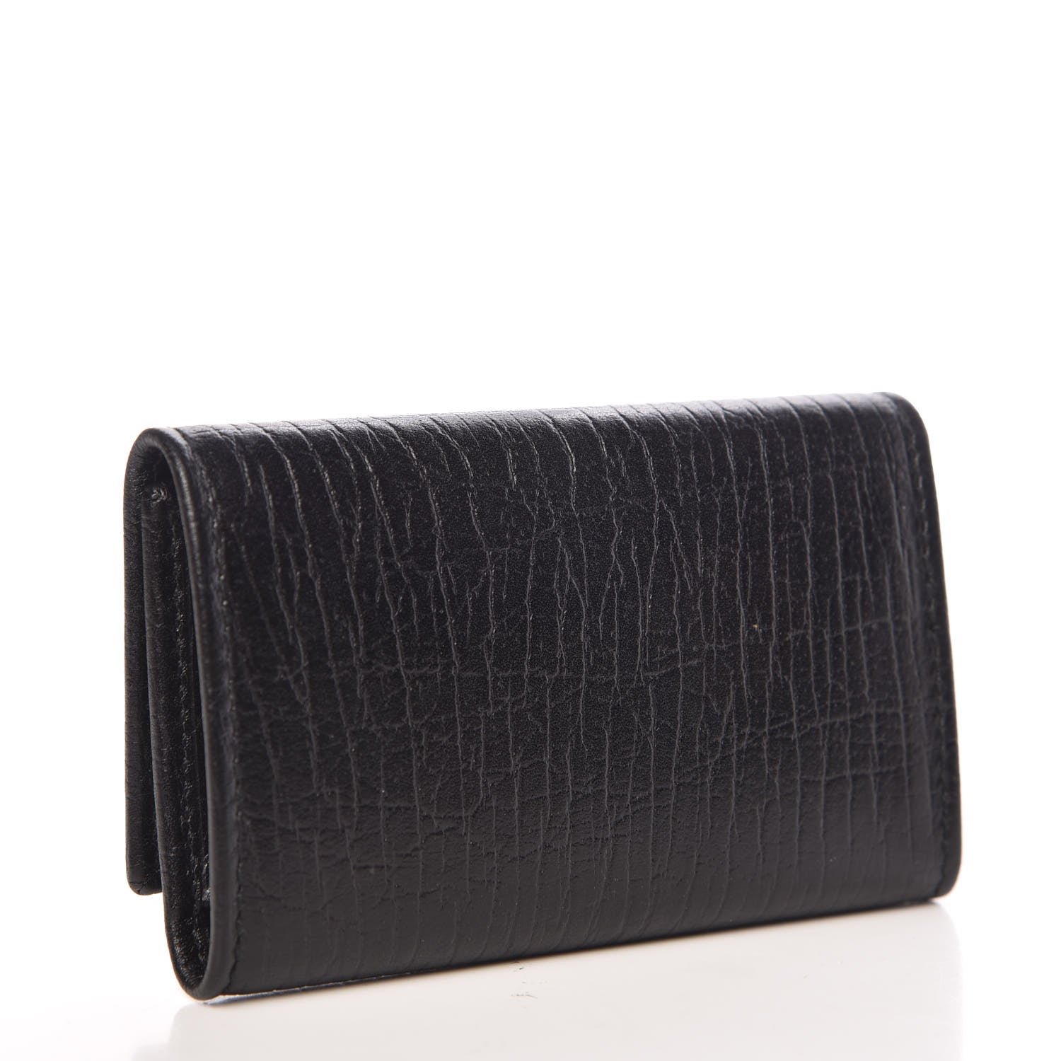 Gucci Calfskin Interlocking G 6 Key Holder Black 3 of 8