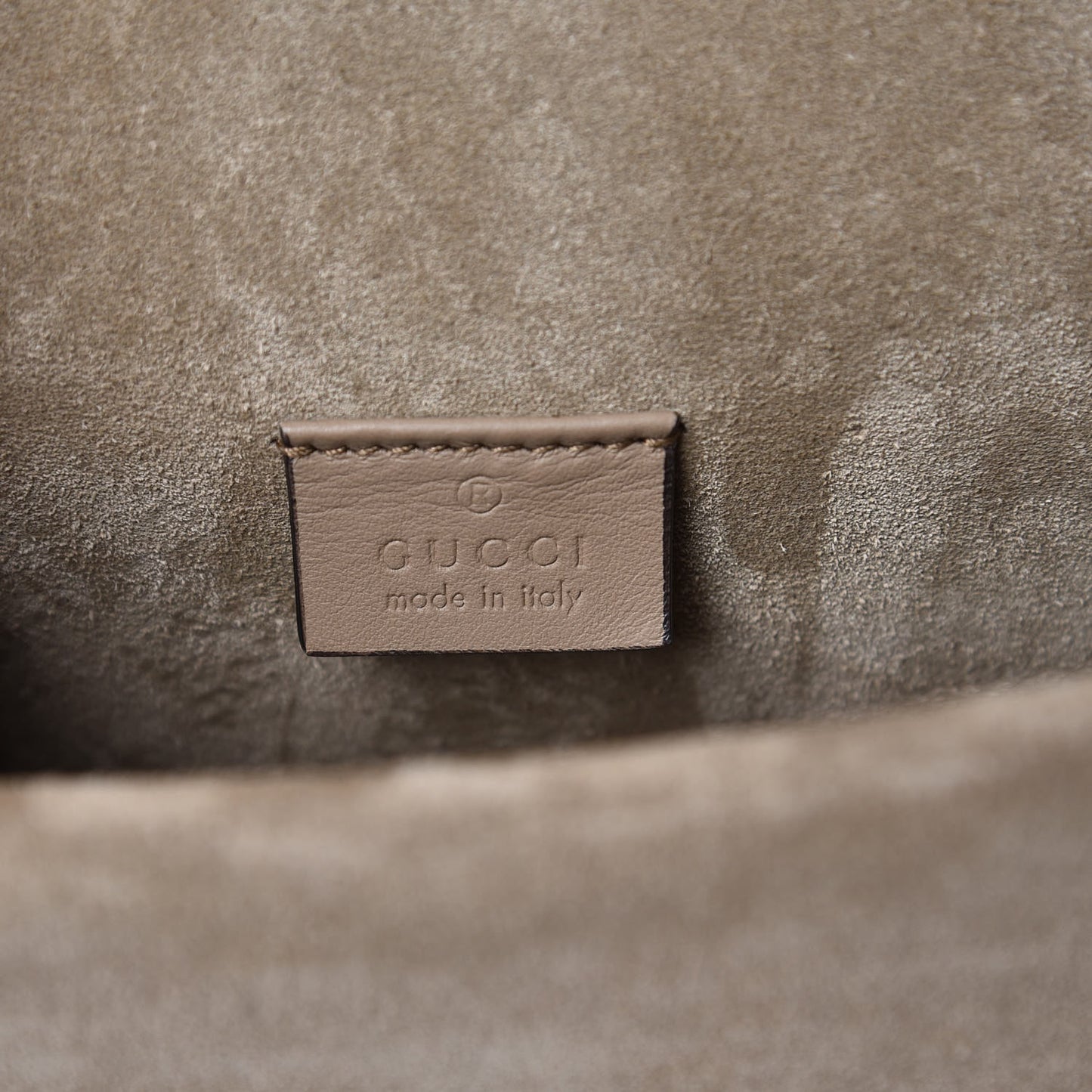 GG Supreme Monogram Mini Dionysus Shoulder Bag Taupe
