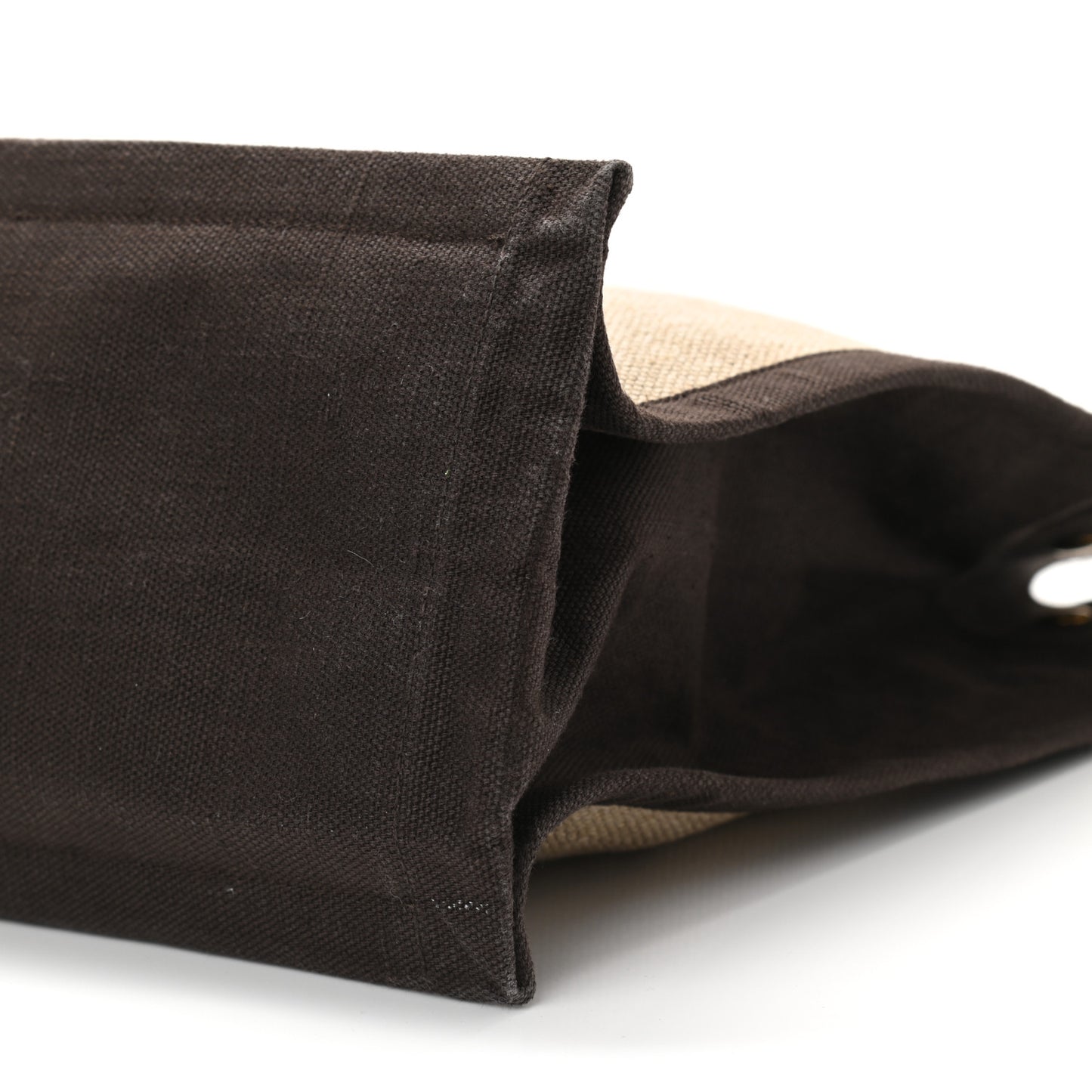 Linen Calfskin Rive Gauche Tote Natural