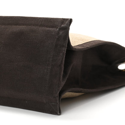 Saint Laurent Linen Calfskin Rive Gauche Tote Natural 10 of 10