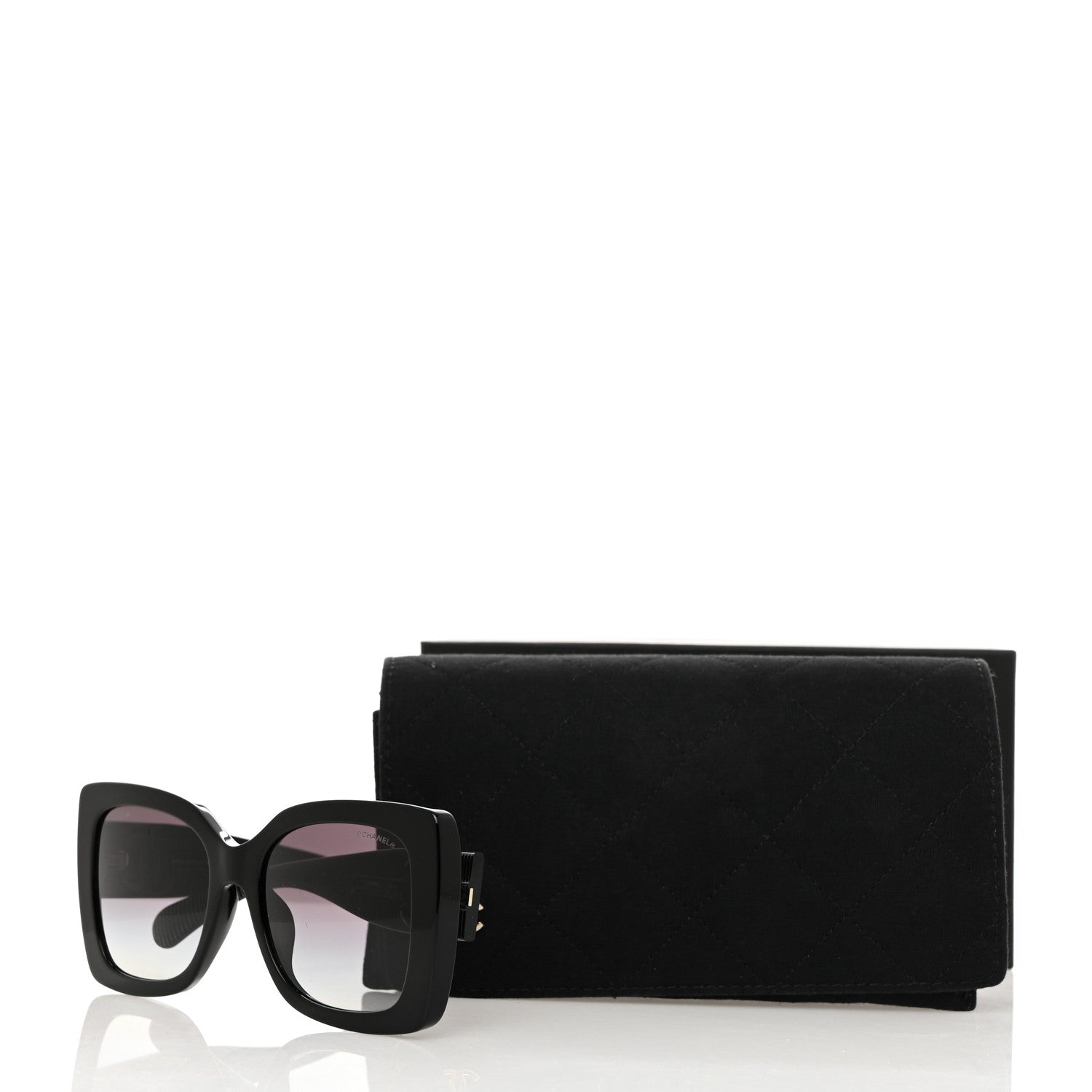 Chanel Square CC Sunglasses 5494-A Black 10 of 10