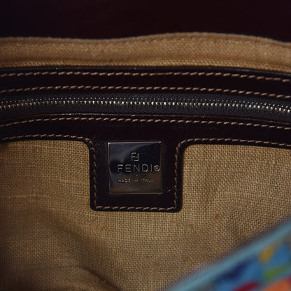 Fendi Mirror Beaded Embroidered Baguette Multicolor 6 of 8