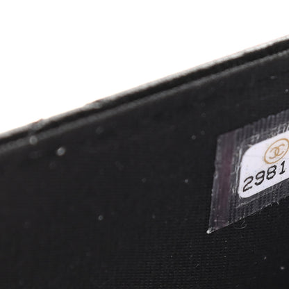 Chanel Lambskin Quilted CC Pearl Crush Wallet on Chain WOC Black 8 of 12