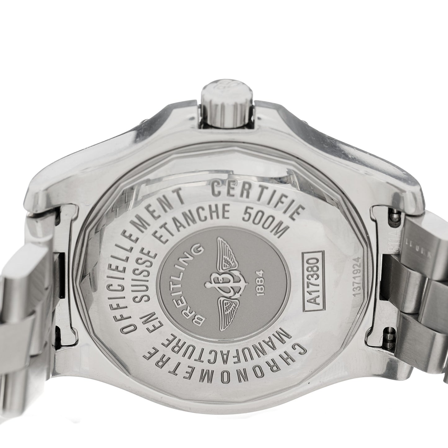 Stainless Steel 41mm Colt Automatic Watch White A17380 White