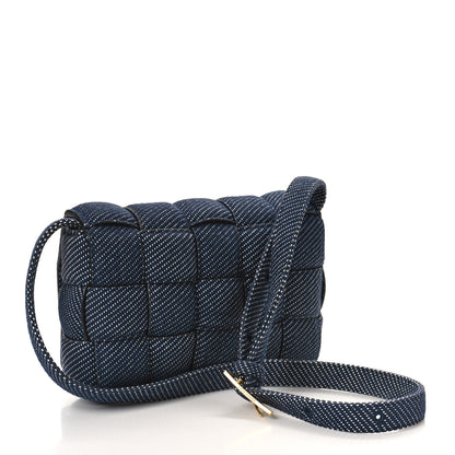 Bottega Veneta Denim Maxi Intrecciato Padded Cassette High Frequency Crossbody Bag Indigo 3 of 7
