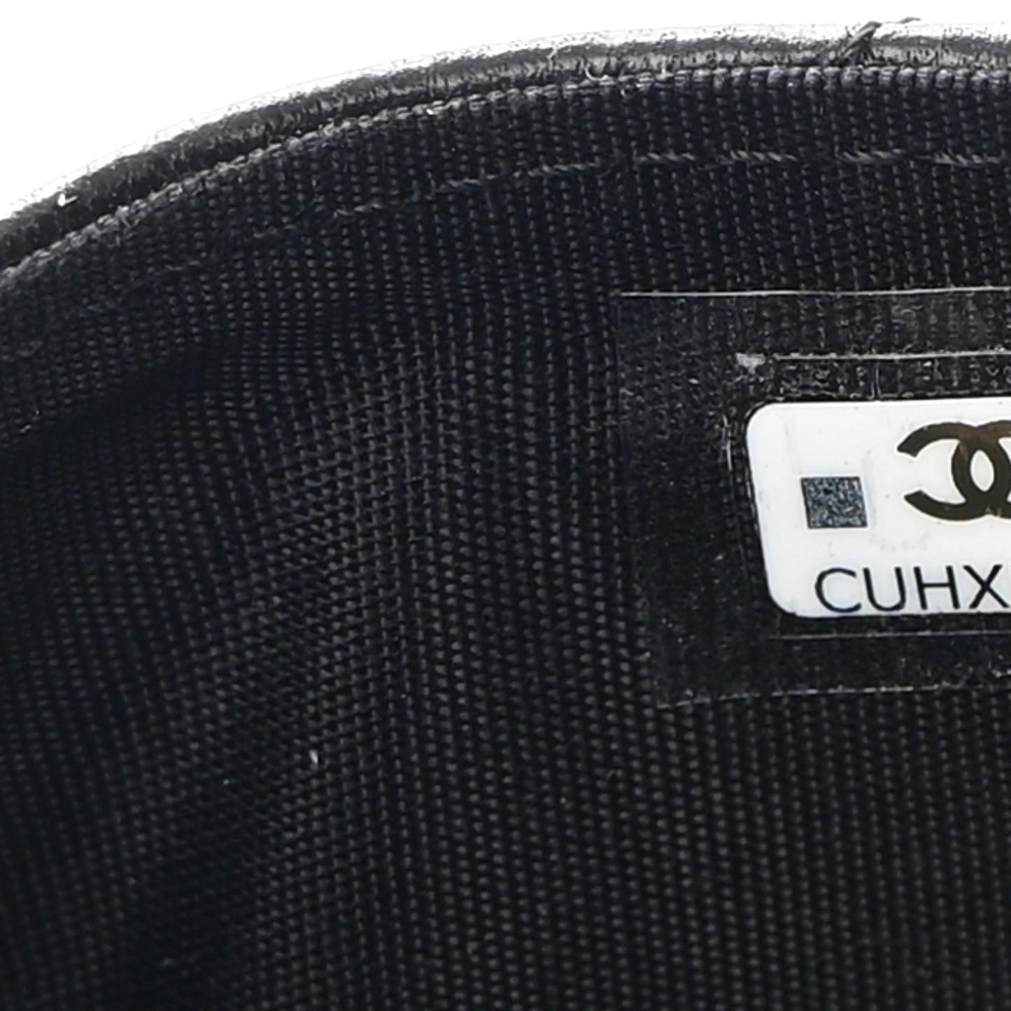 Lambskin Quilted Chanel 19 Card Holder Black