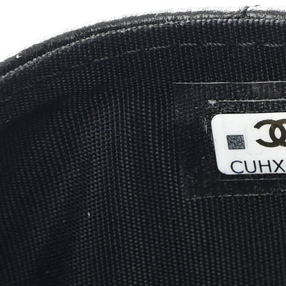 Chanel Lambskin Quilted Chanel 19 Card Holder Black 7 of 7