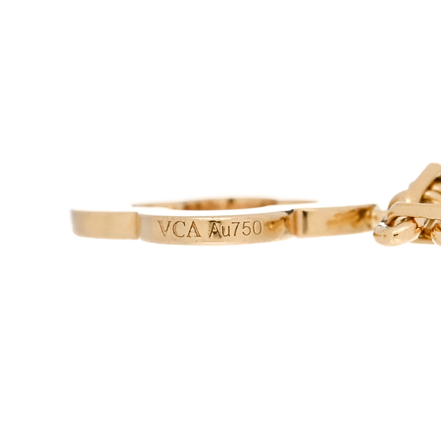 18K Yellow Gold 3 Motifs Byzantine Alhambra Bracelet