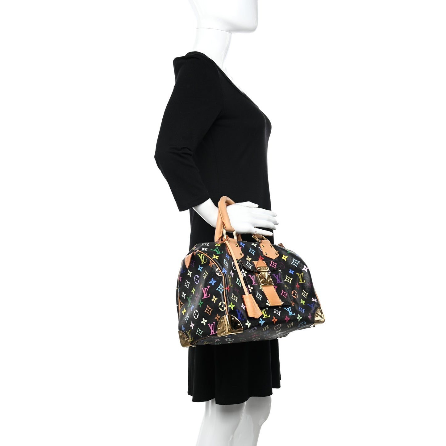 Monogram Multicolor Speedy 30 Black
