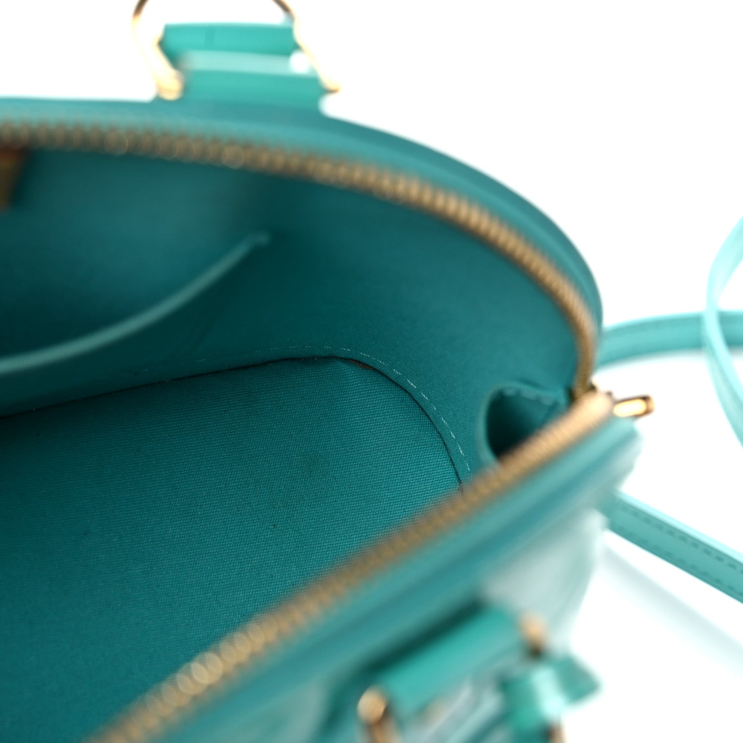 Louis Vuitton Vernis Alma BB Blue Lagon 10 of 16