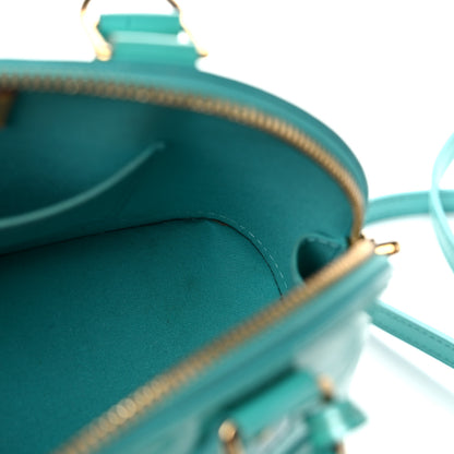 Louis Vuitton Vernis Alma BB Blue Lagon 10 of 16