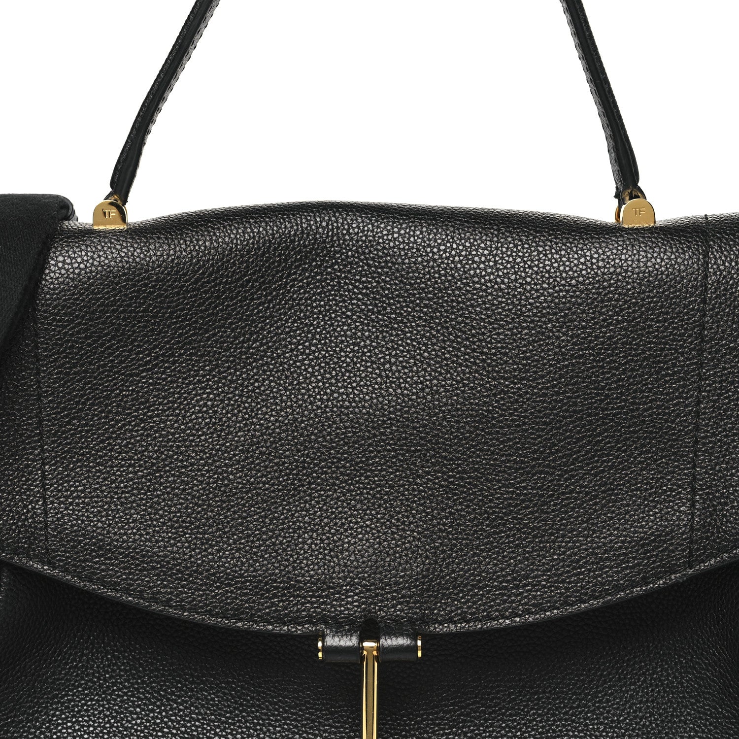 Tom Ford Calfskin Tara Top Handle Bag Black 7 of 9