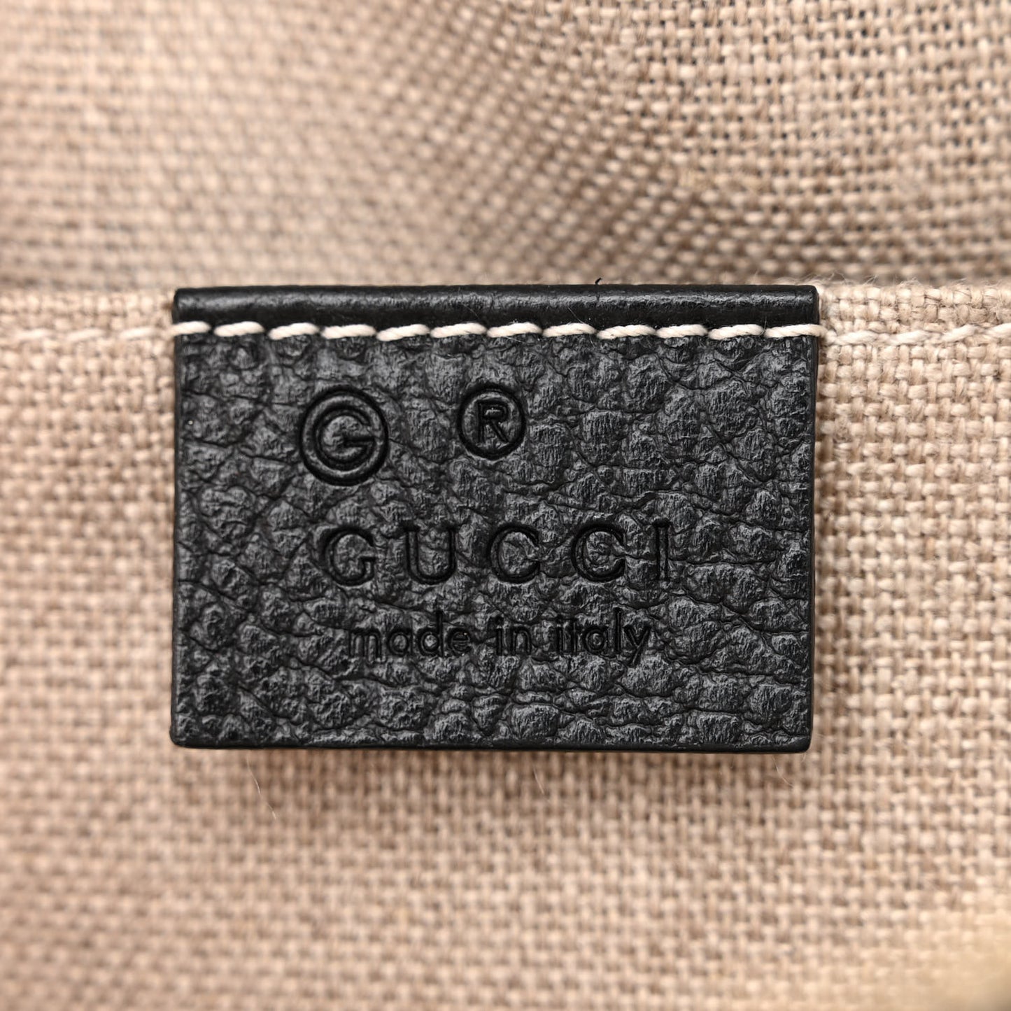 Dollar Calfskin Small GG Charm Dome Bag Black