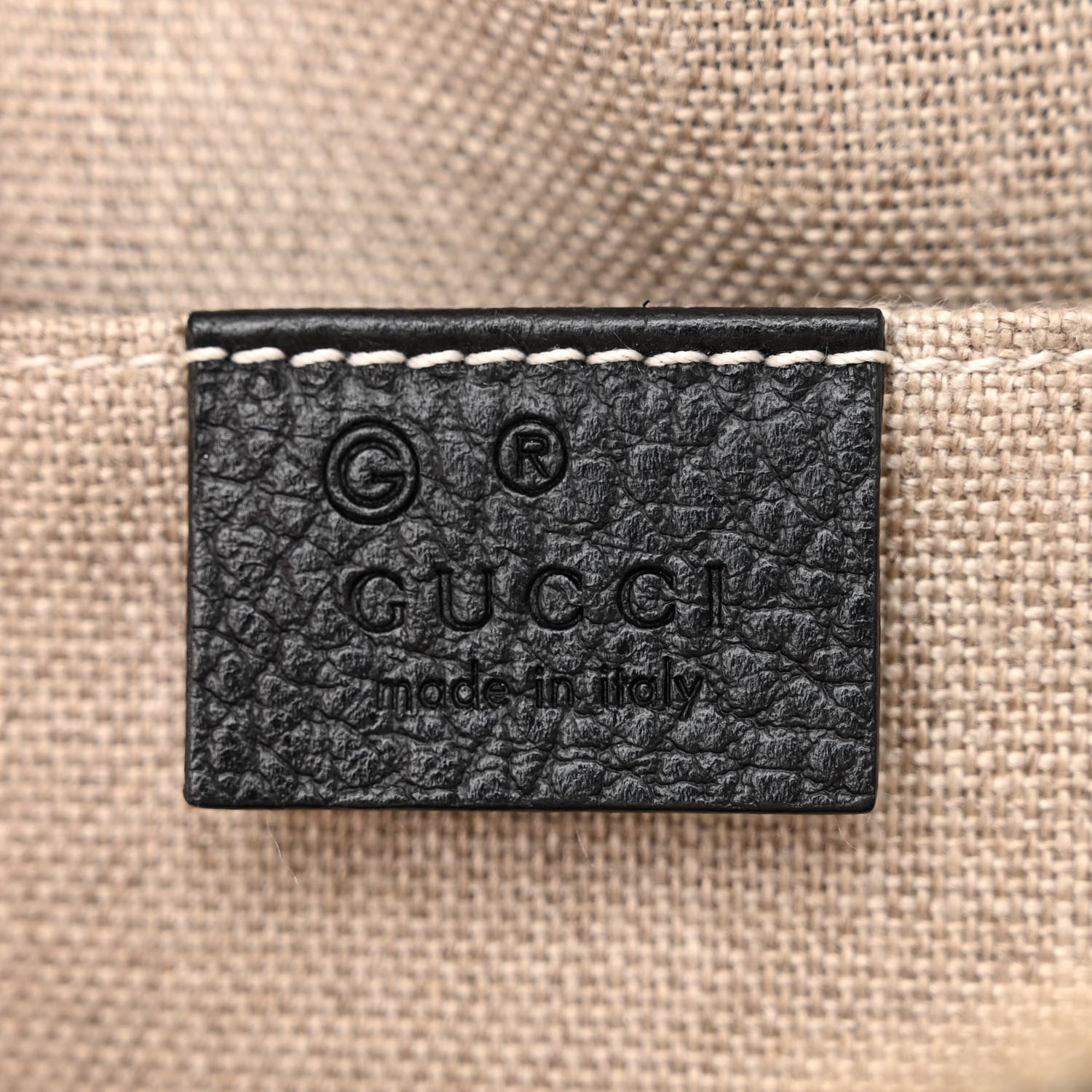 Gucci Dollar Calfskin Small GG Charm Dome Bag Black 6 of 11