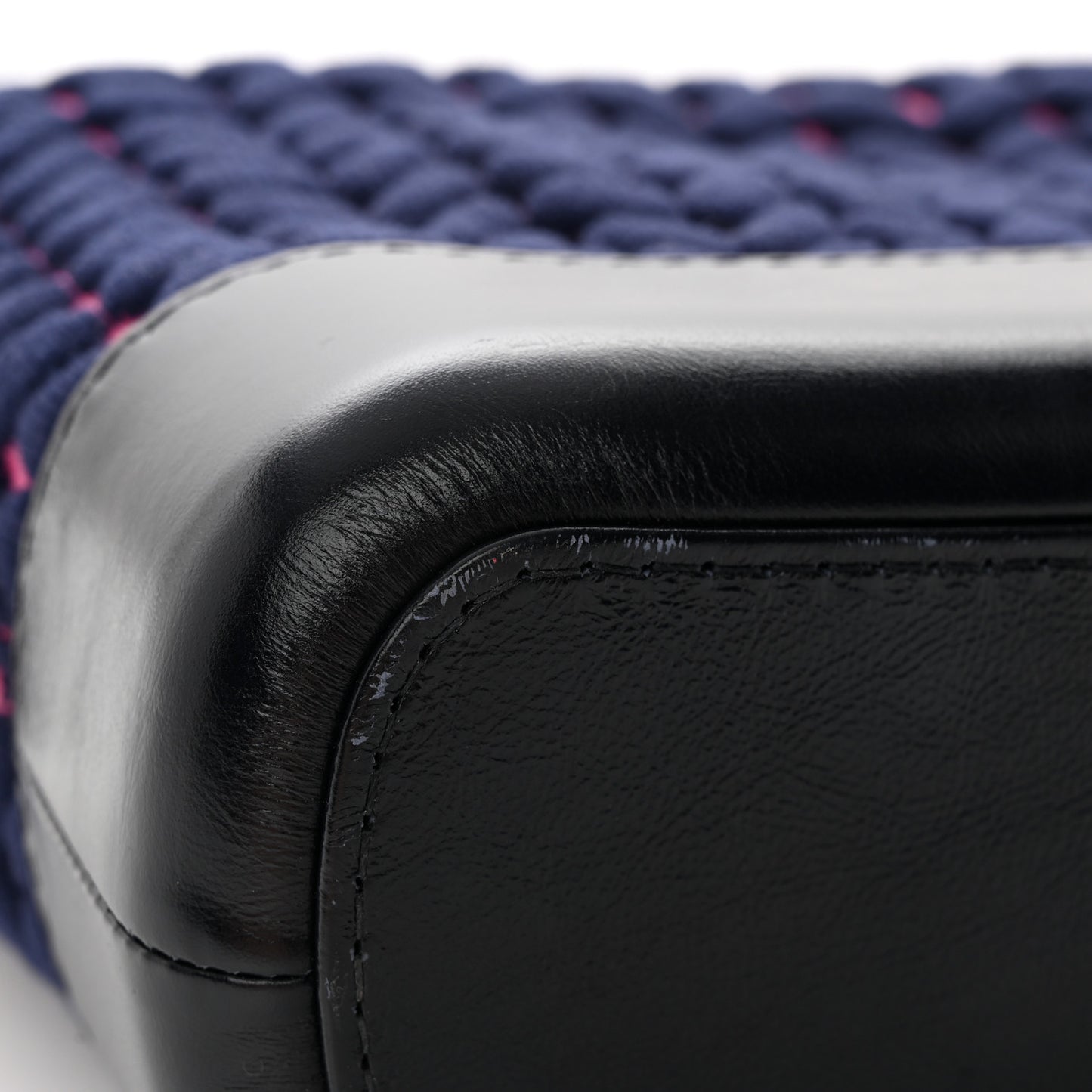 Wool Calfskin Small Gabrielle Hobo Dark Navy