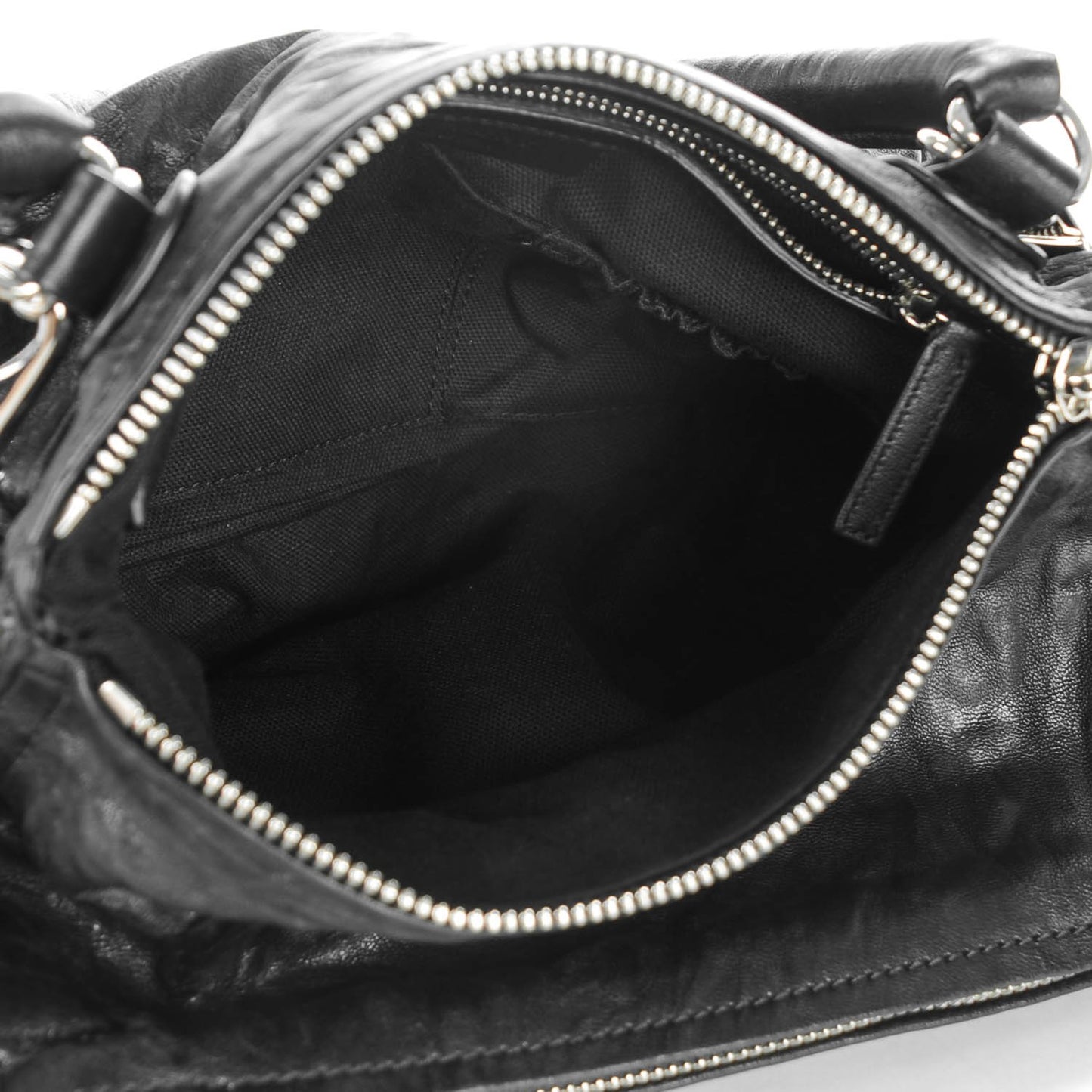 Tumbled Sheepskin Small Pandora Black