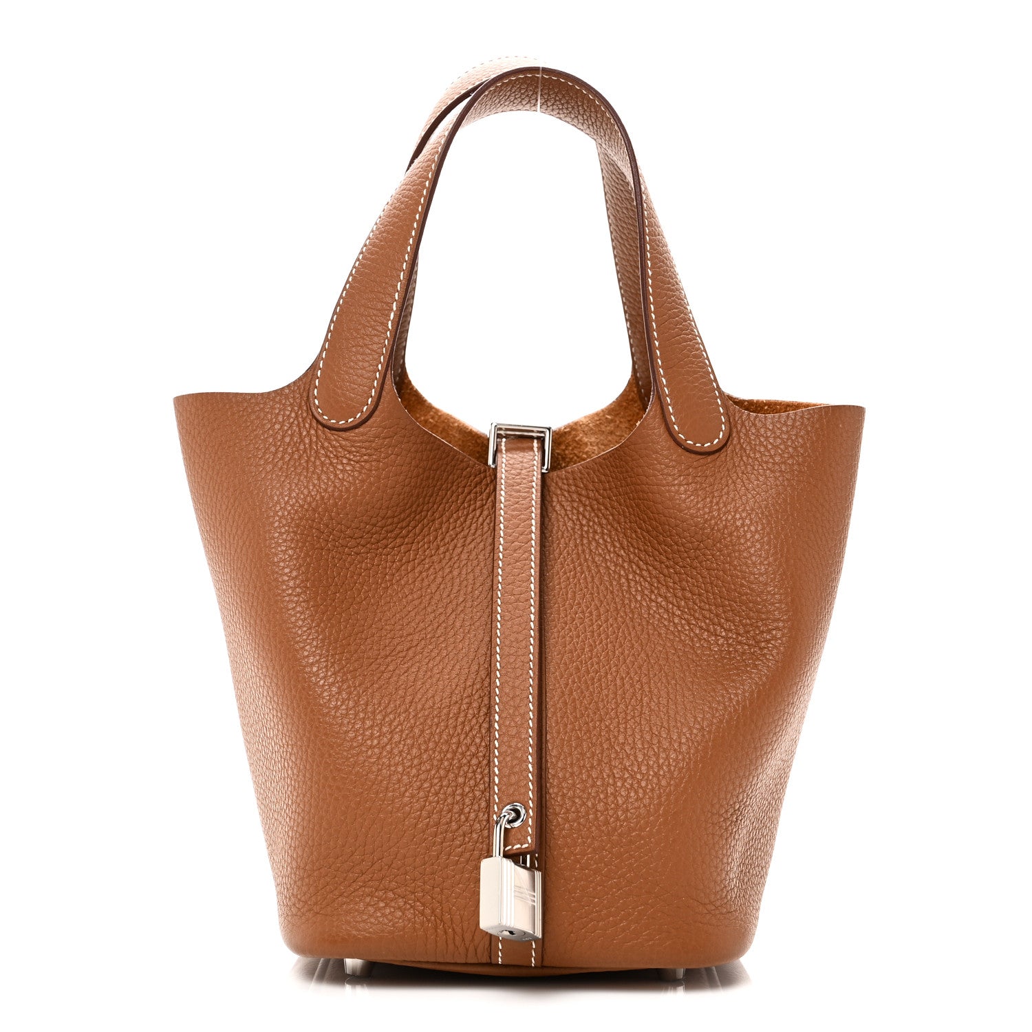 Hermes Taurillon Clemence Picotin Lock 18 PM Gold 1 of 11