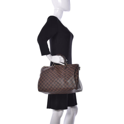 Louis Vuitton Damier Ebene Speedy Bandouliere 35 2 of 25