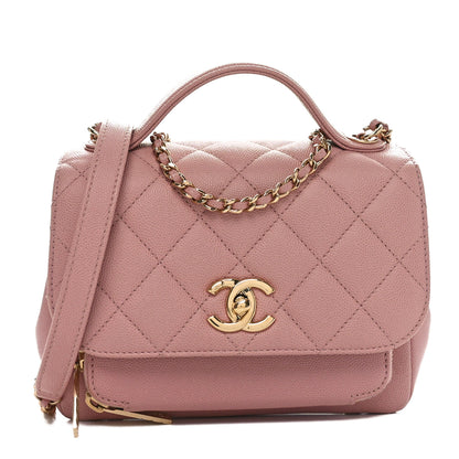 Chanel Caviar Quilted Small Business Affinity Flap Light Pink 1 of 10