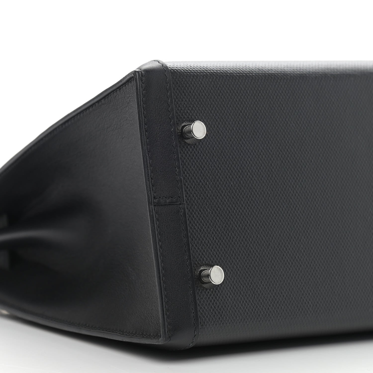 Hermes Berline Toile Swift Kelly Sellier 32 Black Ecru 9 of 11