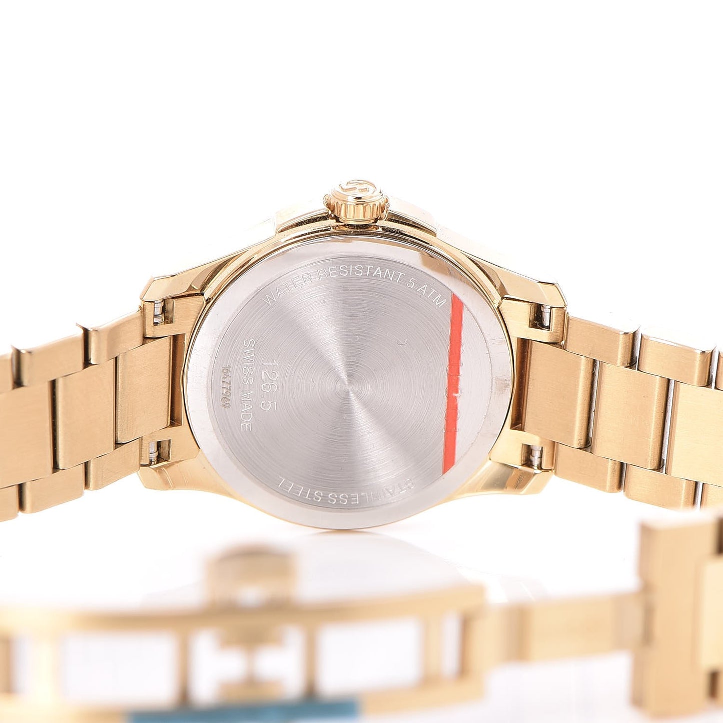 Stainless Steel 27mm G-Timeless Diamante Quartz Watch Gold