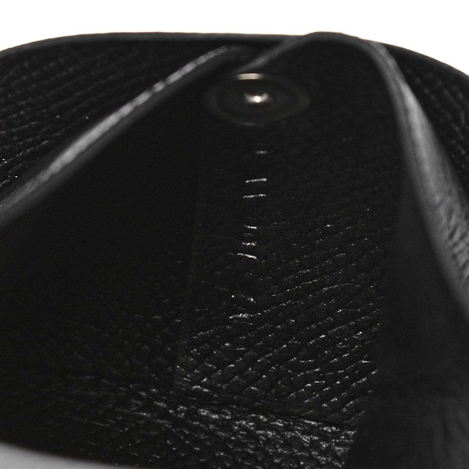 Hermes Epsom Bastia Coin Purse Black 7 of 10