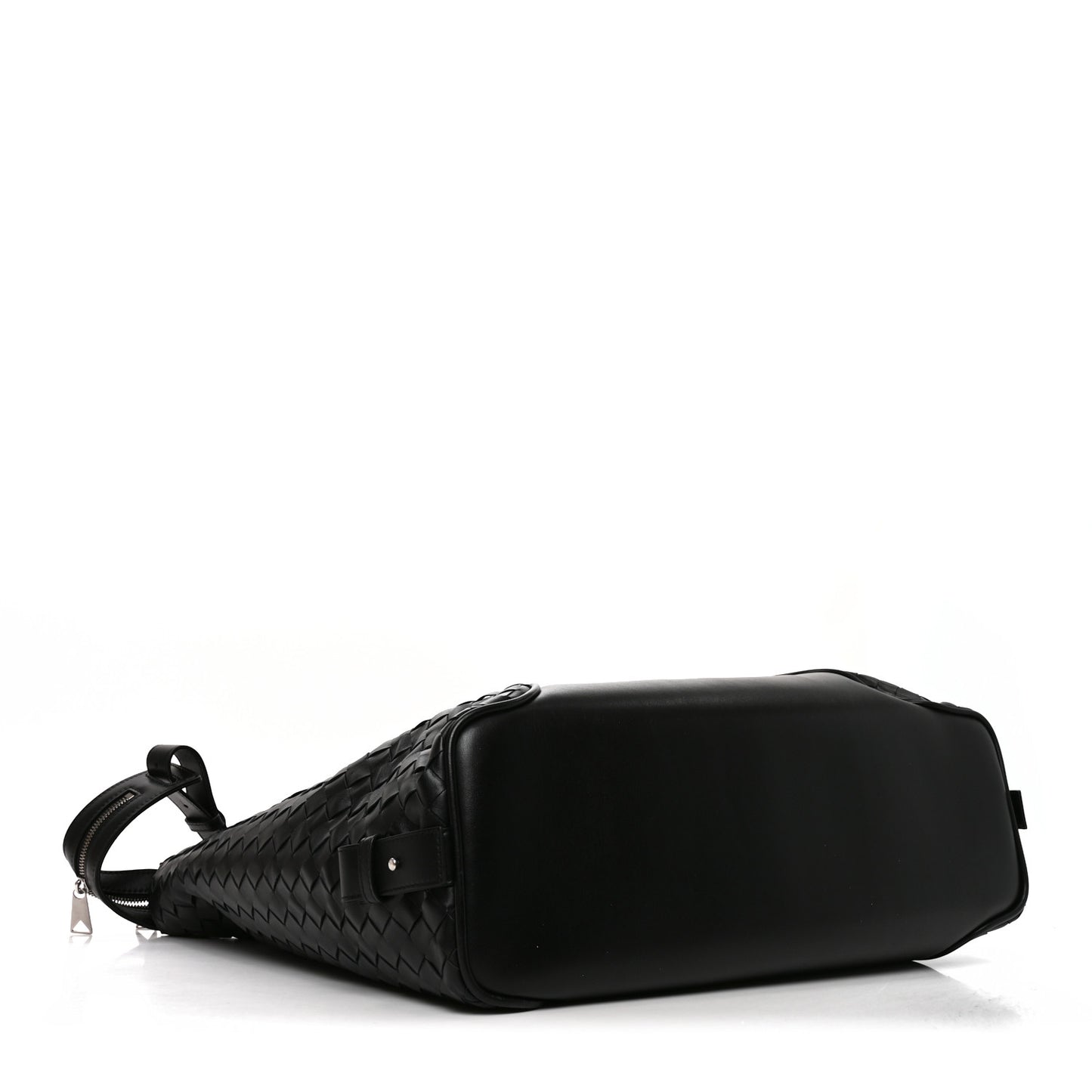 Nappa Intrecciato Helix Weekender Bag Black
