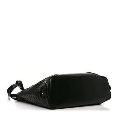 Bottega Veneta Nappa Intrecciato Helix Weekender Bag Black 4 of 11