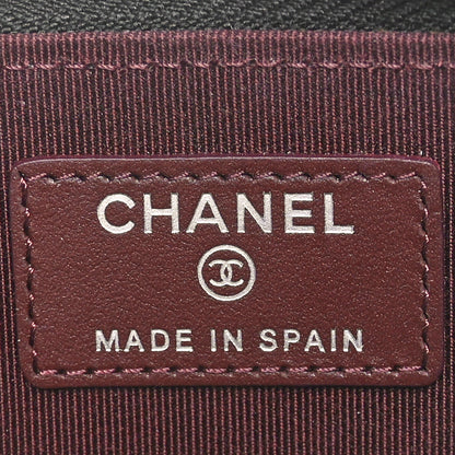 Chanel Caviar Quilted Zip Coin Purse Black 6 of 9