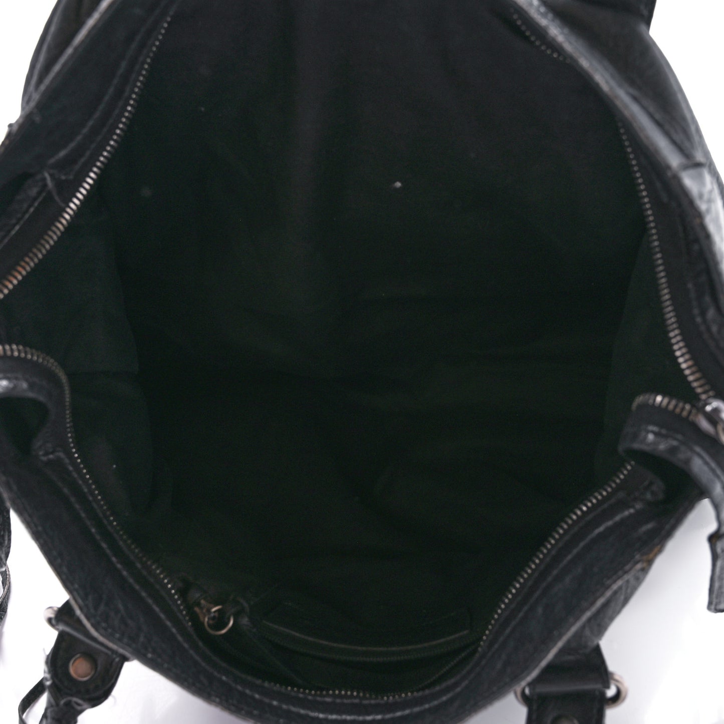 Agneau Classic Silver Hardware City Black