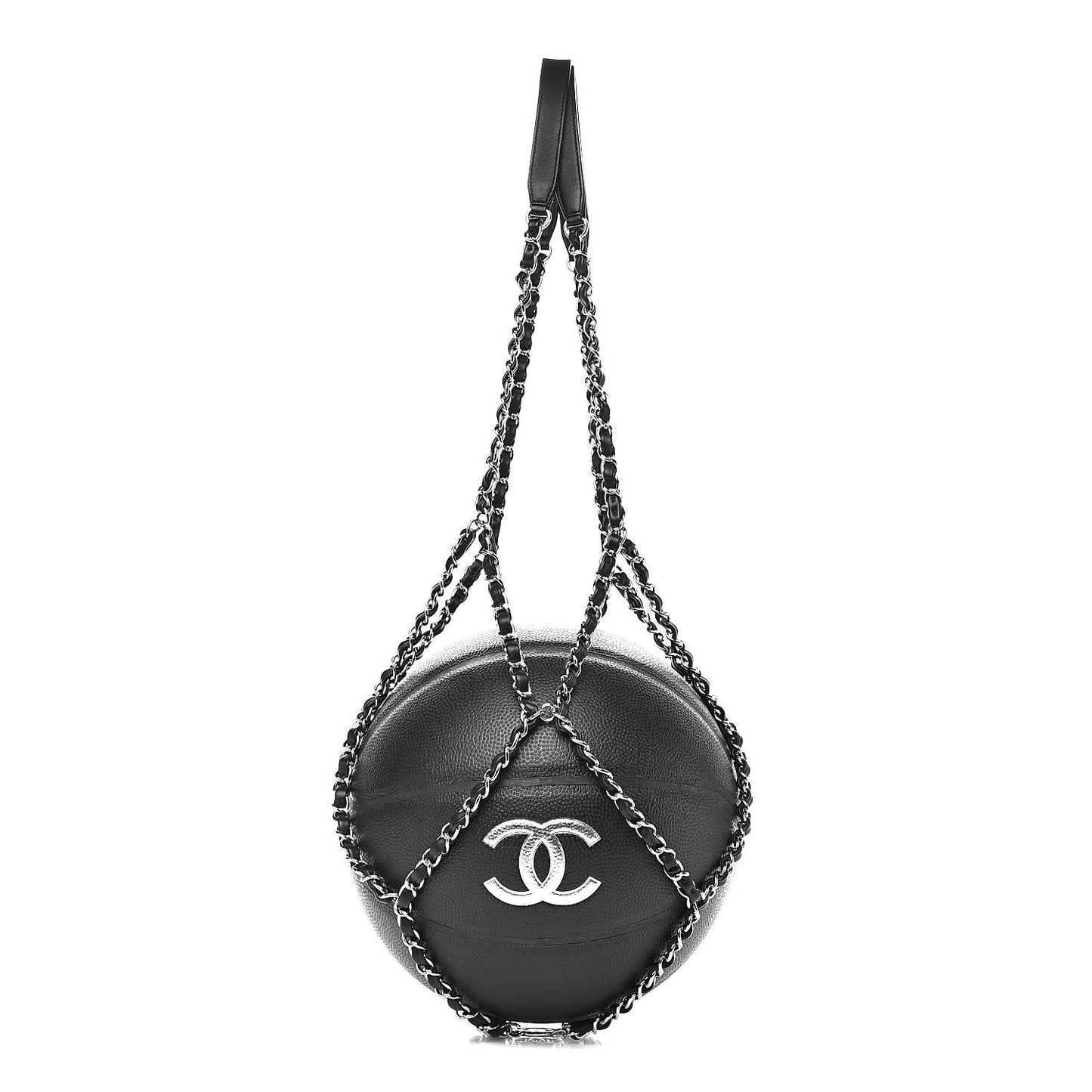 Lambskin Chain Net and Basketball Black