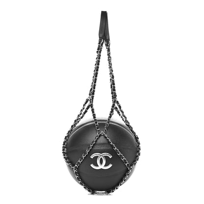 Chanel Lambskin Chain Net and Basketball Black 1 of 6
