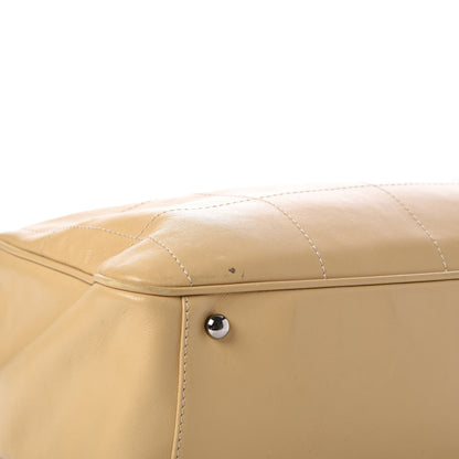 Chanel Calfskin Square Stitched Large Tote Beige 10 of 14