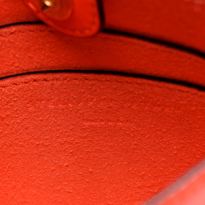 Stella McCartney Eco Alter Nappa Perforated Logo Mini Crossbody Orange 6 of 11