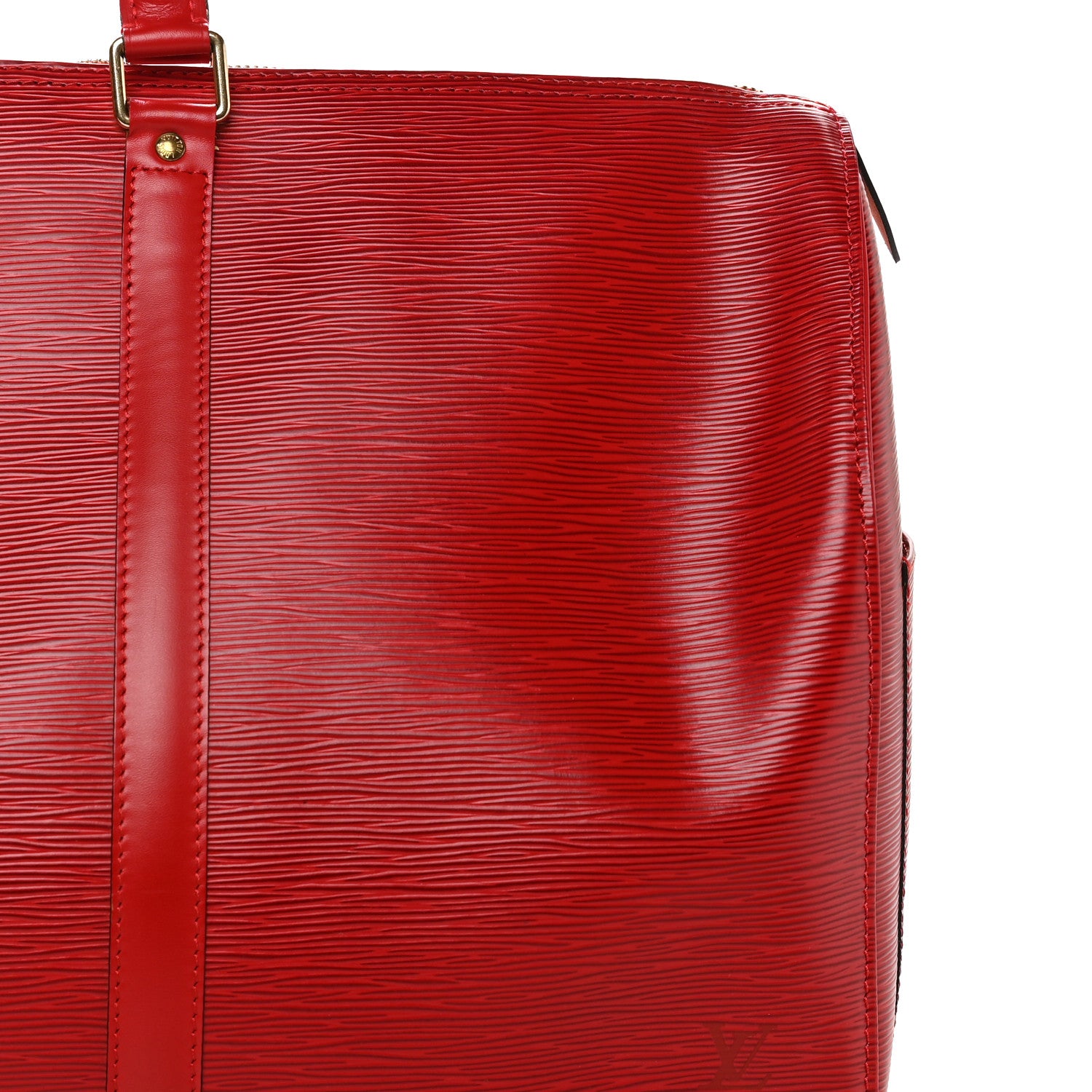 Louis Vuitton Epi Keepall 50 Castillan Red 10 of 10