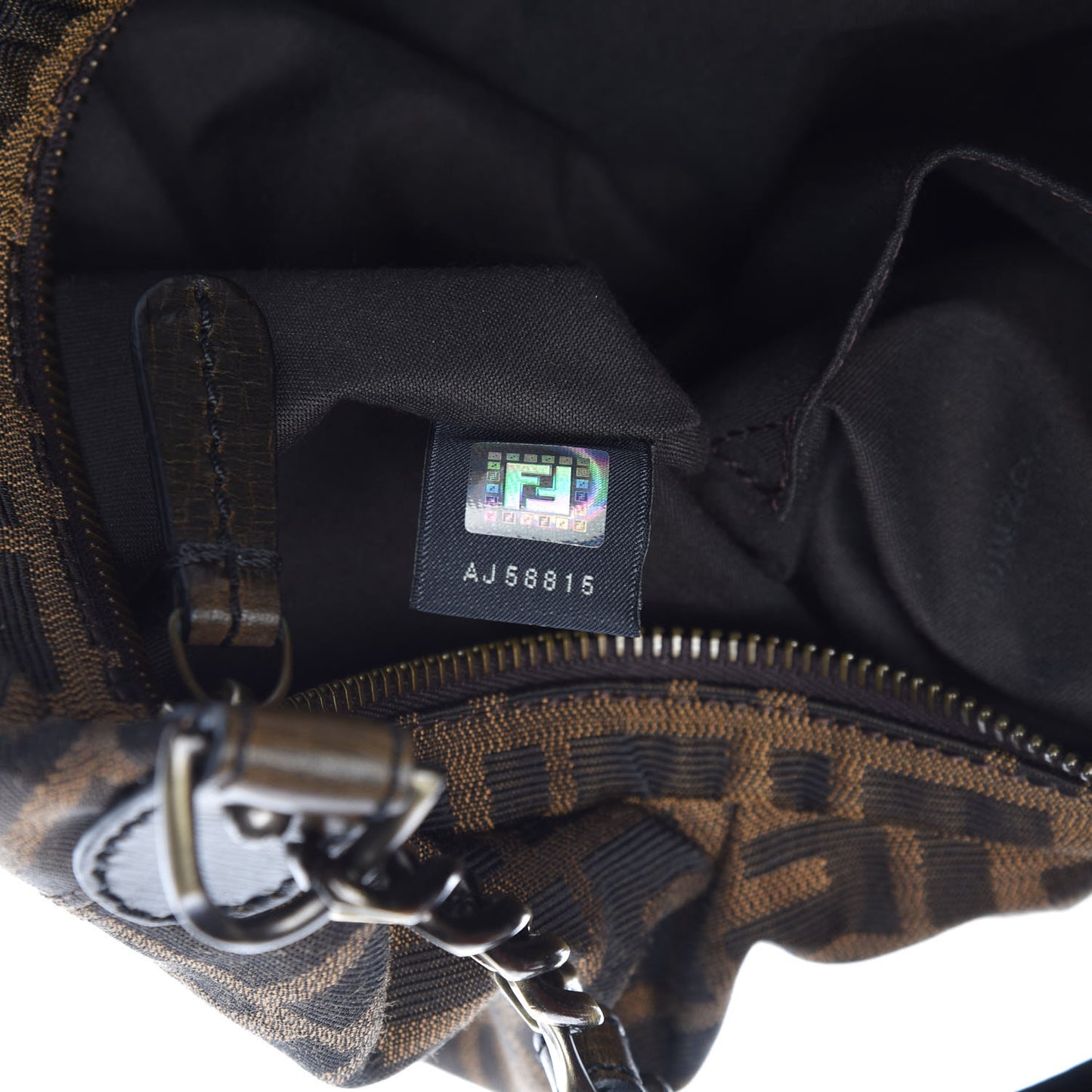 Zucca B Buckle Hobo Tobacco Castagna
