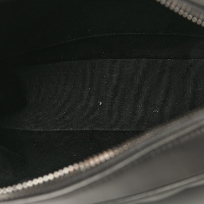 Saint Laurent Calfskin Matelasse Monogram Lou Camera Bag Sea Pebble 11 of 18