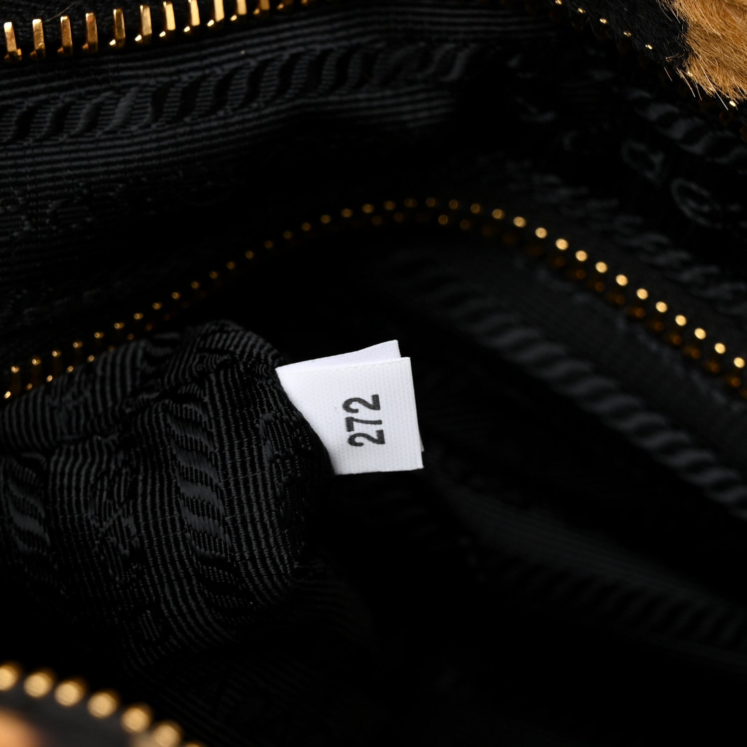 Prada Pony Hair Leopard Print Triangle Medium Bonnie Shoulder Bag Honey 7 of 11