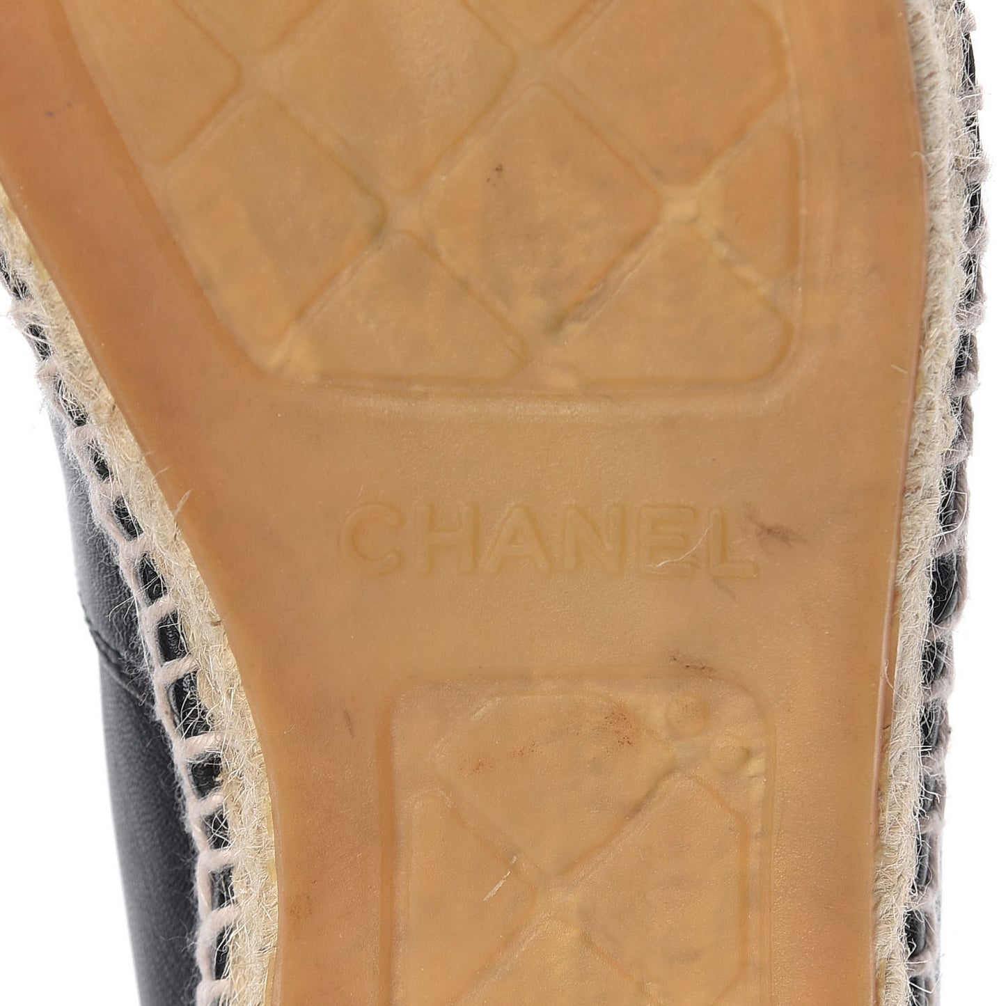 Lambskin CC Espadrilles 37 Black