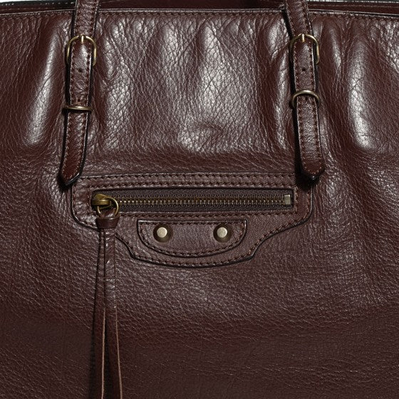 Balenciaga Veau Papier A4 Tote Chestnut 8 of 16