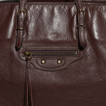 Balenciaga Veau Papier A4 Tote Chestnut 8 of 16