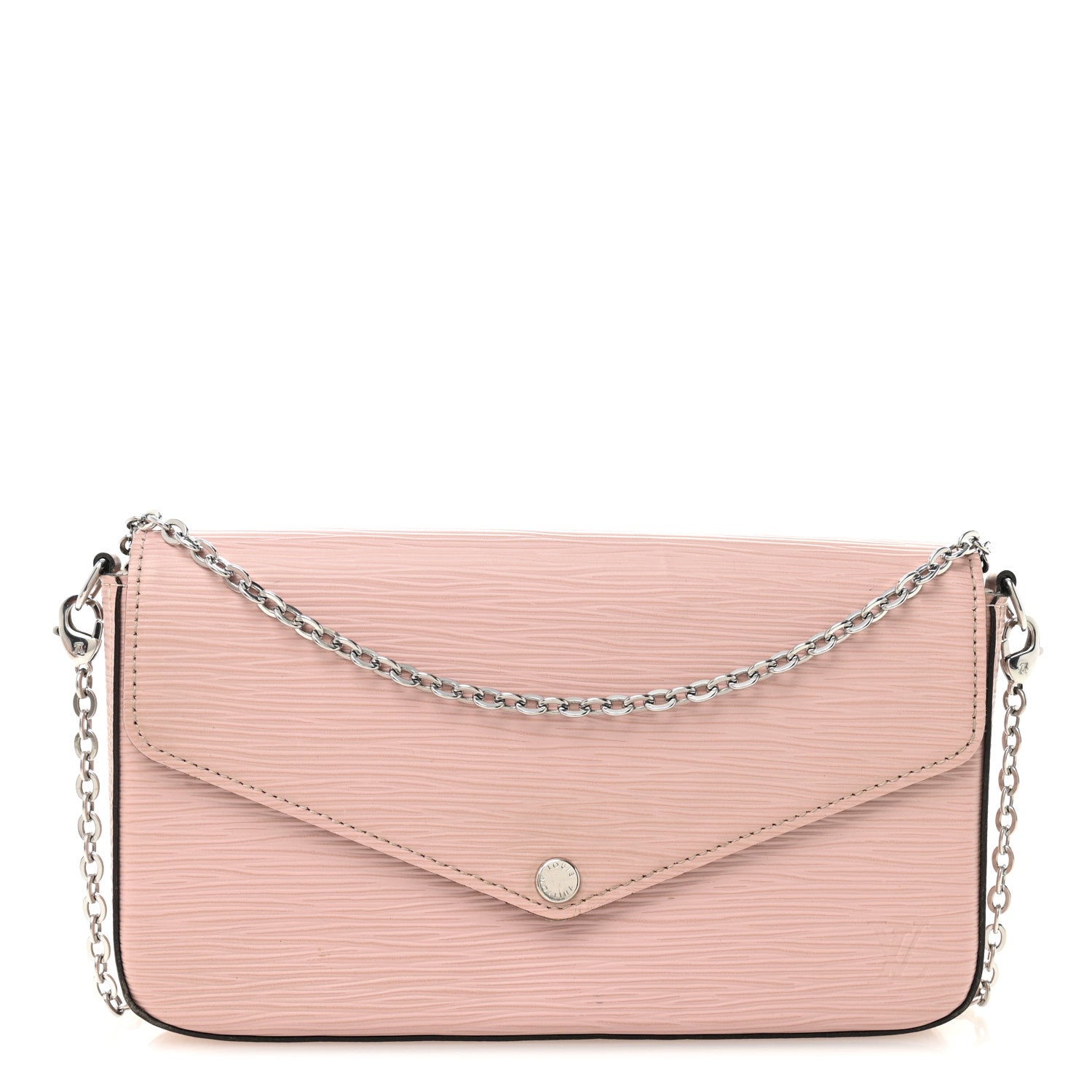 Louis Vuitton Epi Pochette Felicie Rose Ballerine 1 of 12