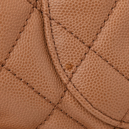 Chanel Caviar Quilted Large Coco Handle Shopping Tote Beige 14 of 16