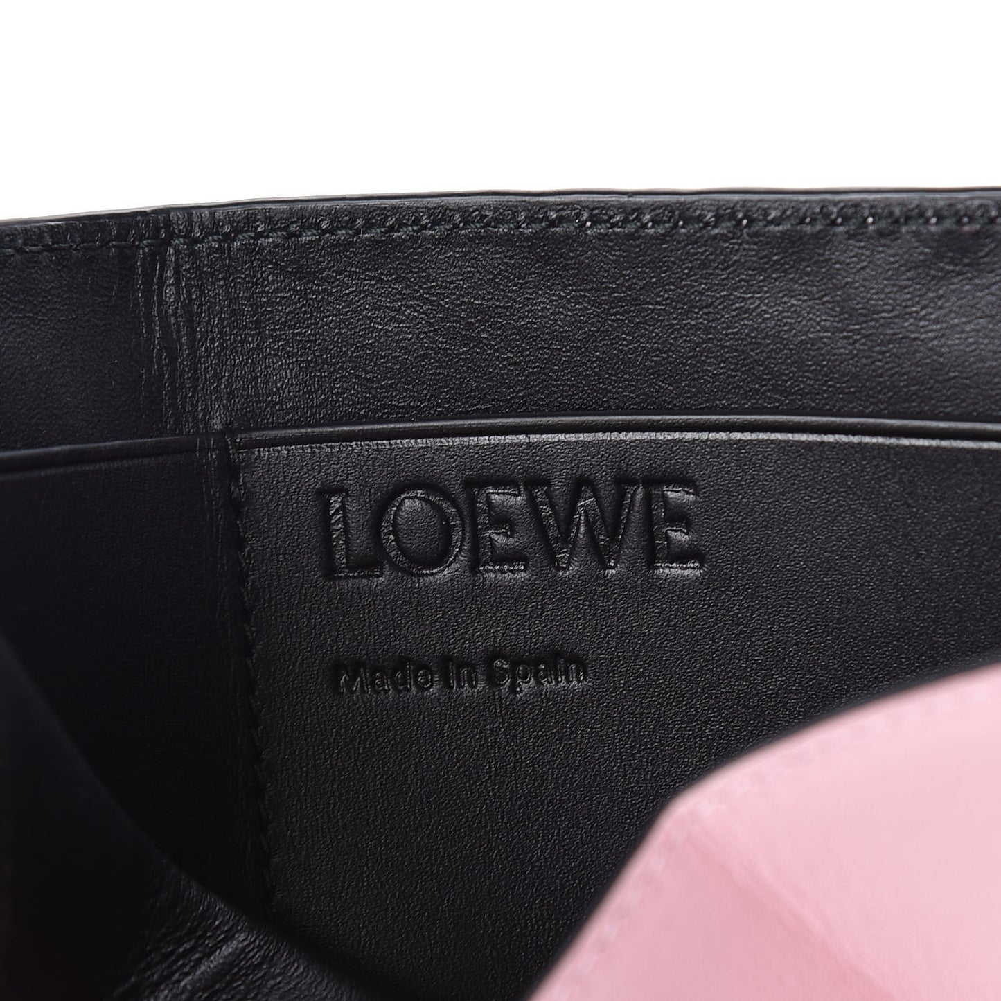 Calfskin Trifold Wallet Soft Pink