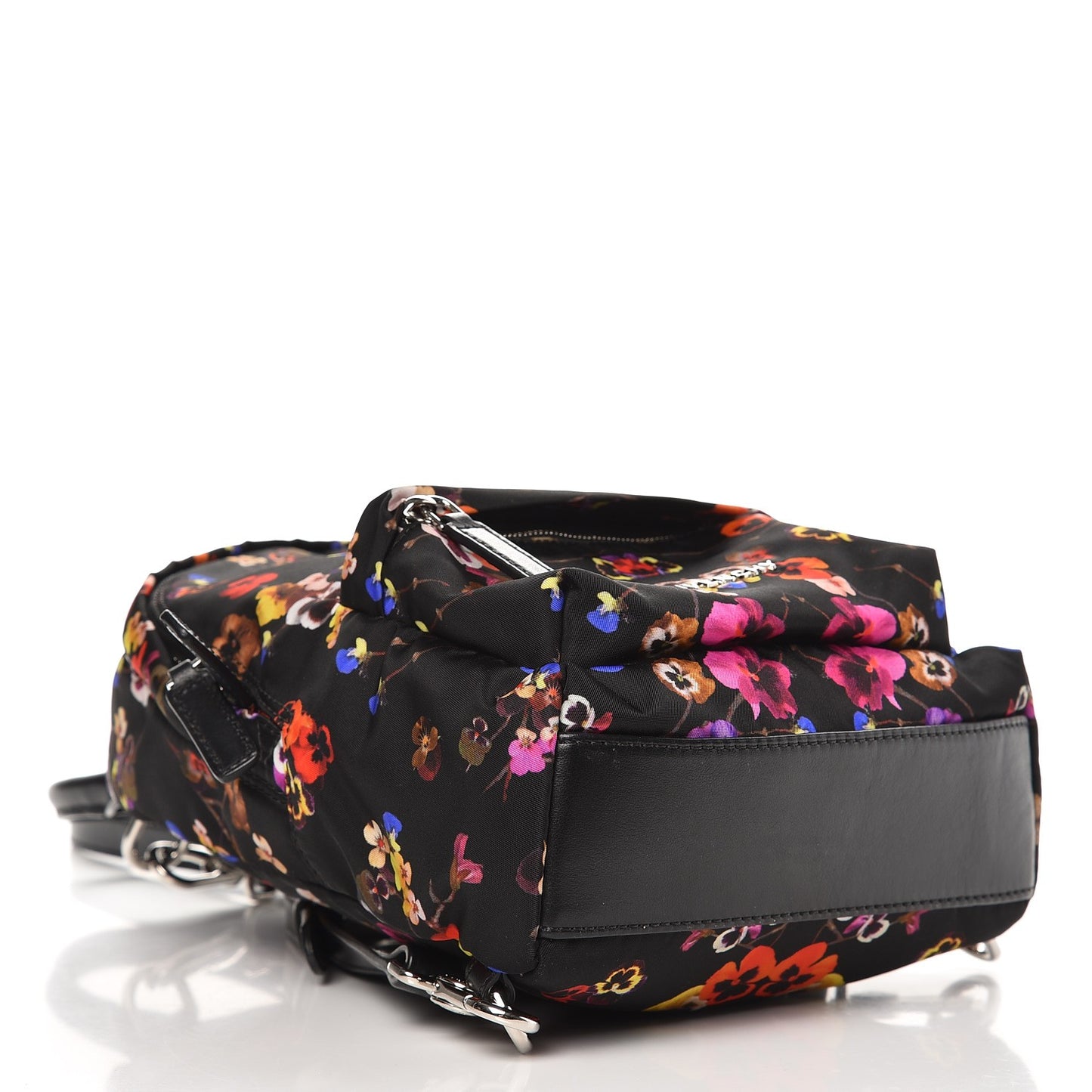 Tech Twill Nylon Pansy Print Nano Backpack Multicolor