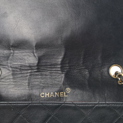 Chanel Lambskin Quilted Medium Single Flap Black 12 of 15