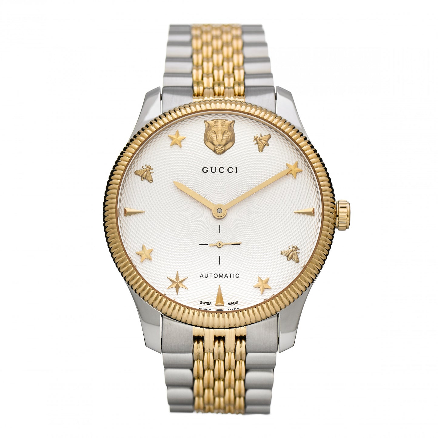 Stainless Steel 40mm G-Timeless Two Tone Charm Automatic Watch