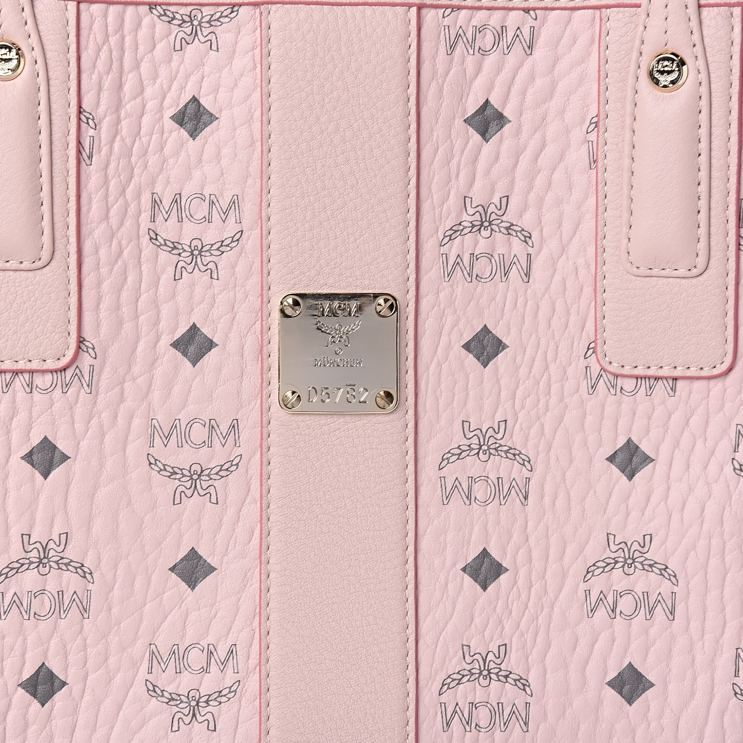 MCM Visetos Medium Liz Reversible Shopper Tote Soft Pink 12 of 12