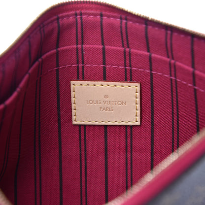 Louis Vuitton Monogram Neverfull MM GM Pochette Pivoine 6 of 8