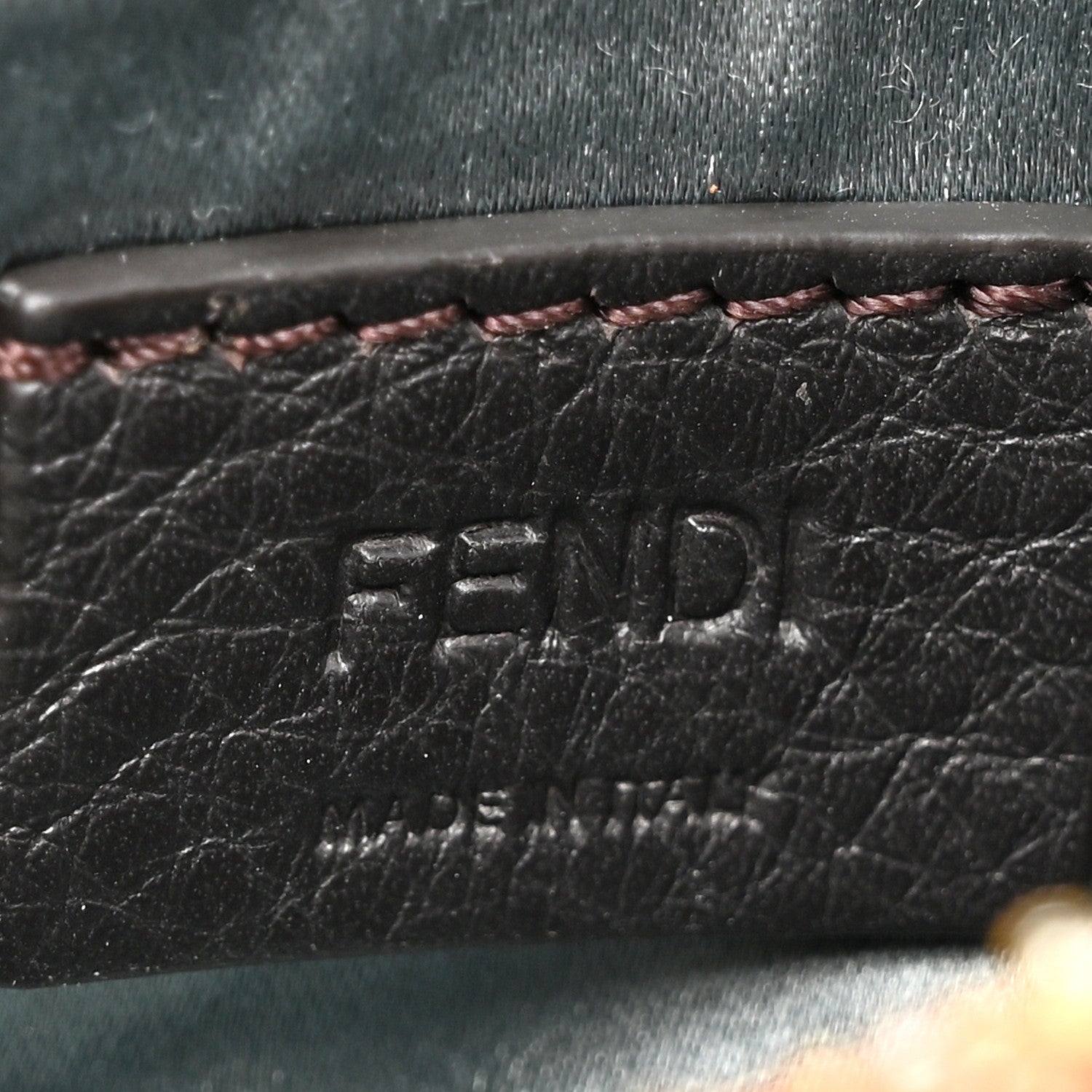 Fendi Perline Glass Karung Beaded Nano Maxi Buckle Baguette Charm Multicolor Azzurro Glicine 6 of 11